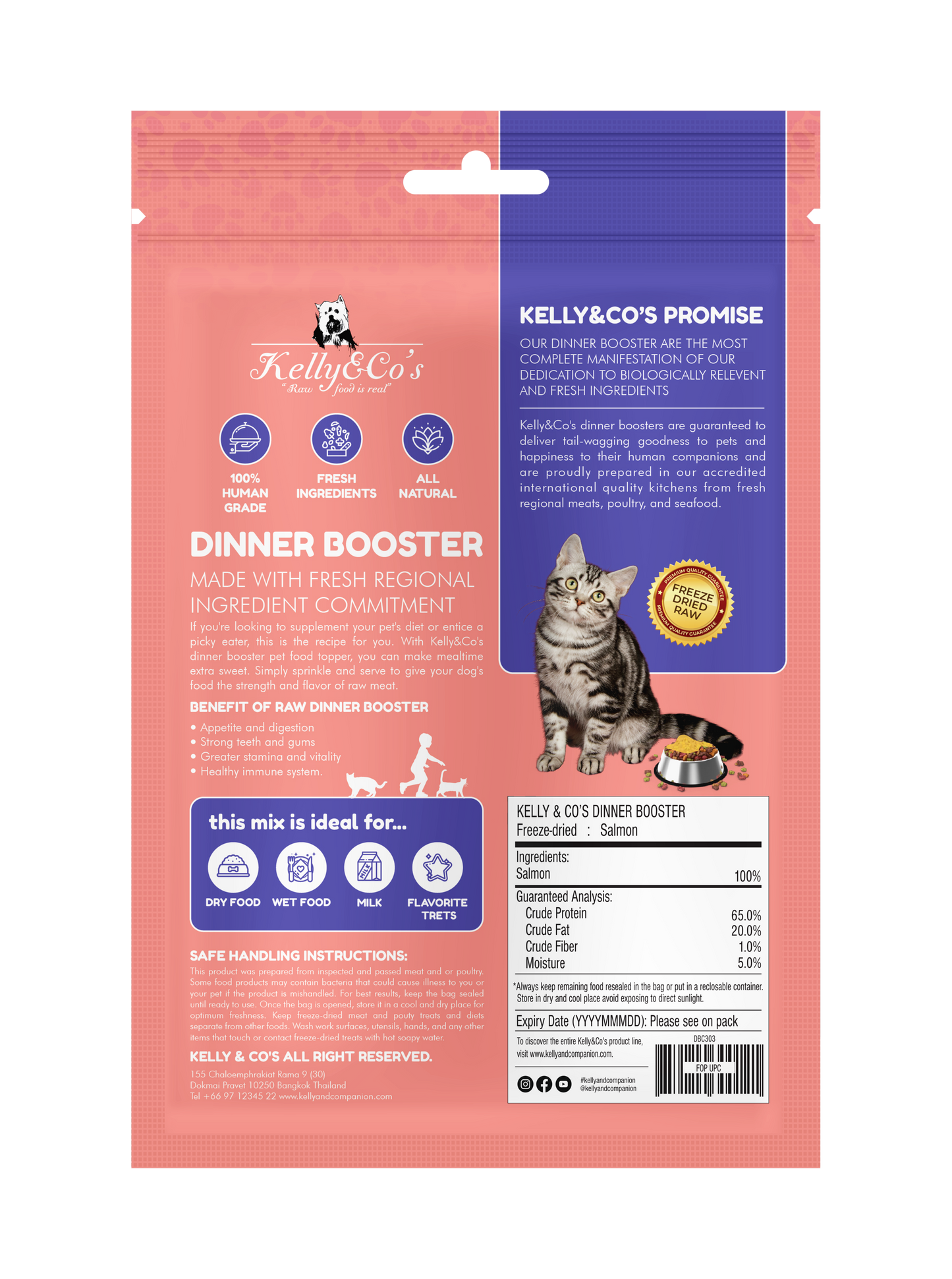 KELLY & CO'S Dinner Booster Topper Atlantic Salmon