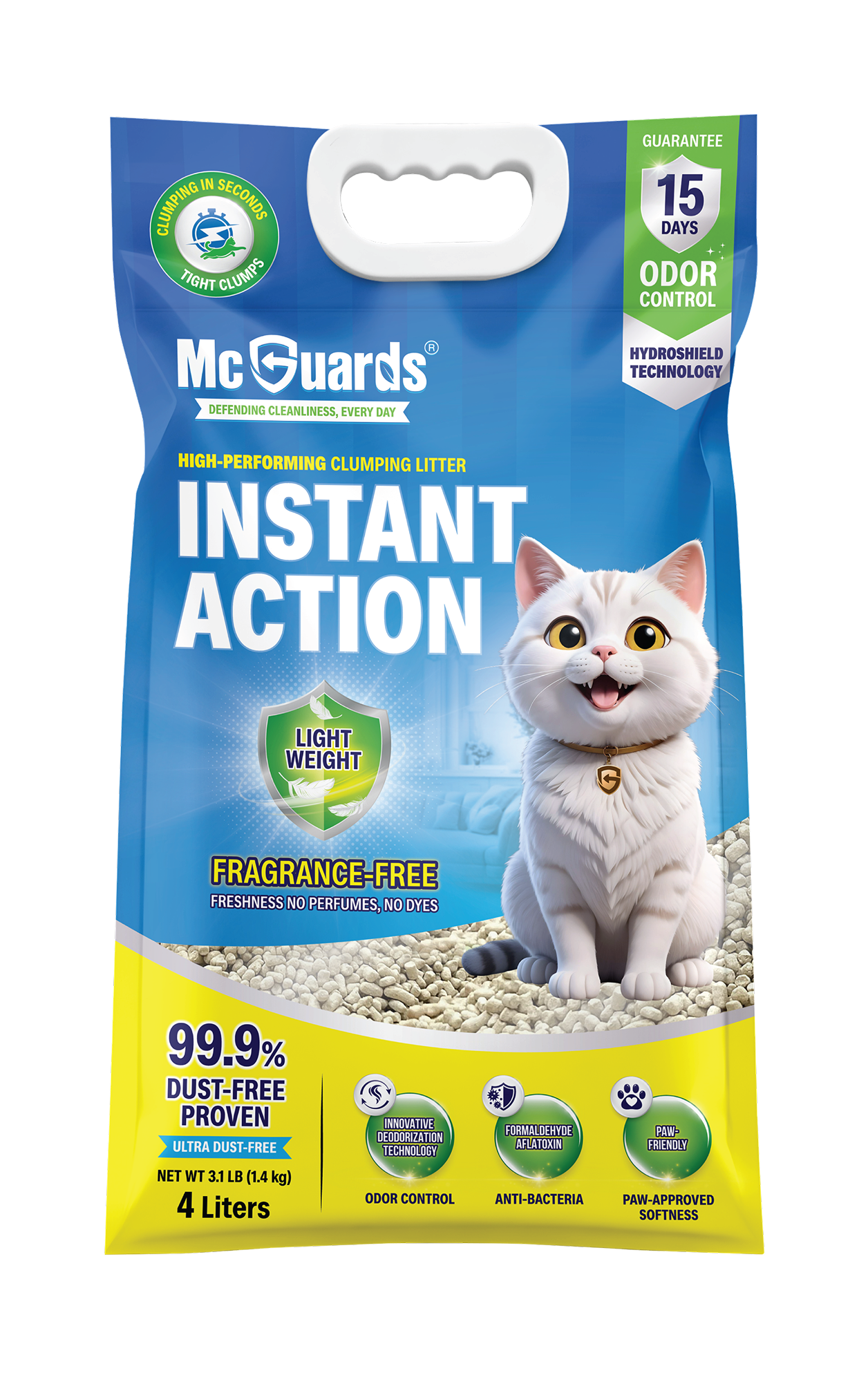 McGuards Instant Action bamboo cat litter