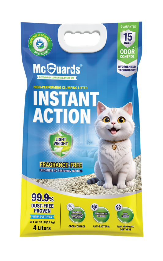 McGuards Instant Action bamboo cat litter