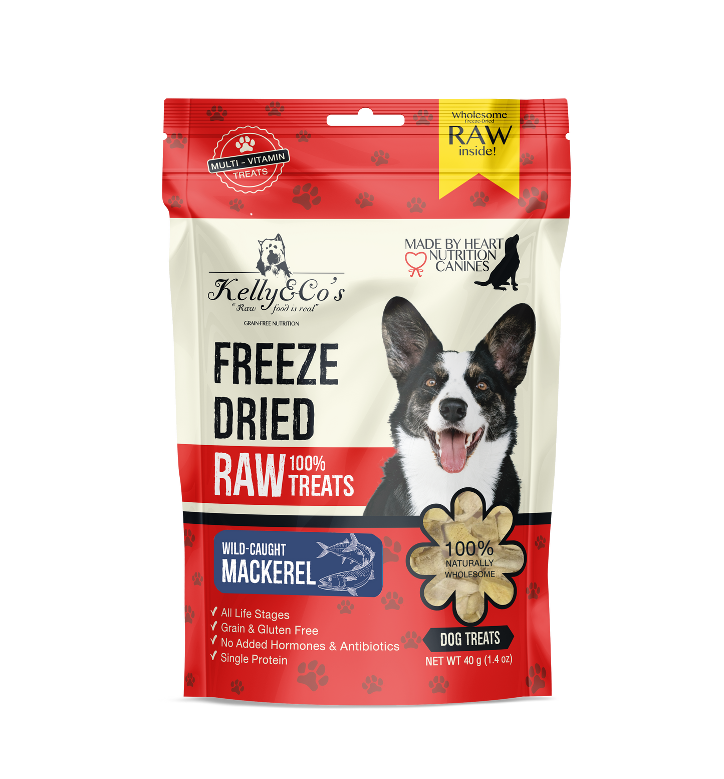 KELLY & CO'S Single Ingredient Wild-Caught Mackerel