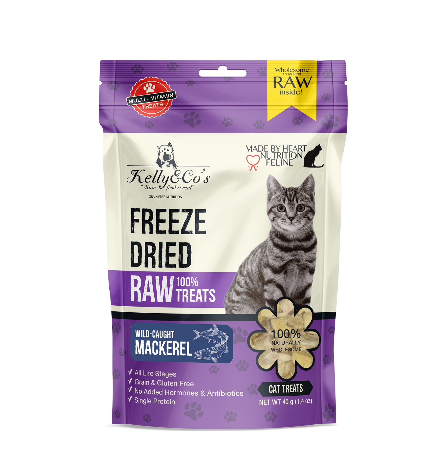 KELLY & CO'S Single Ingredient Wild-Caught Mackerel